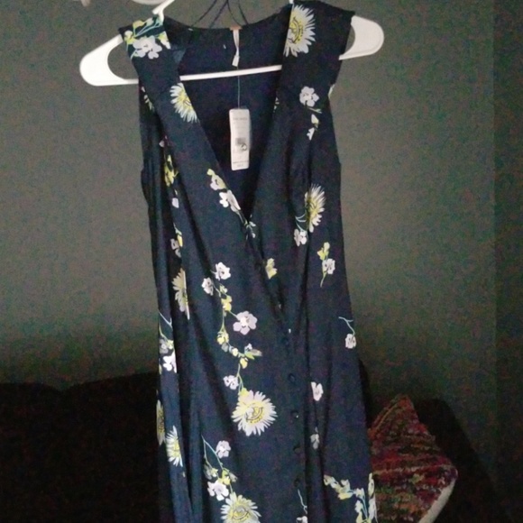 NWT Free People Lost In You Midi Dress - Picture 6 of 8